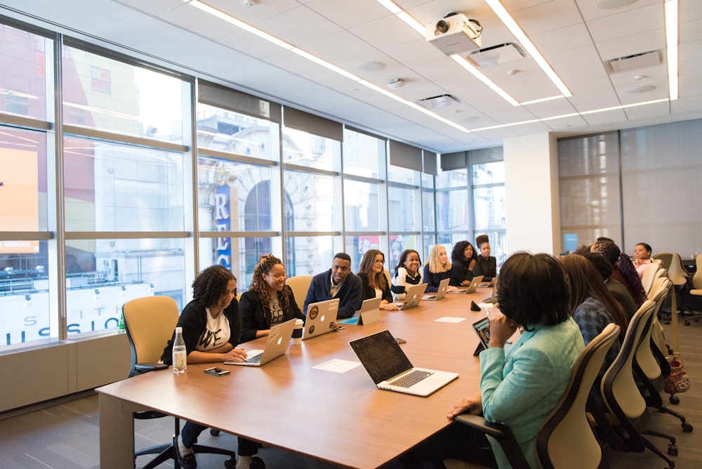 A diverse enterprise team in a boardroom